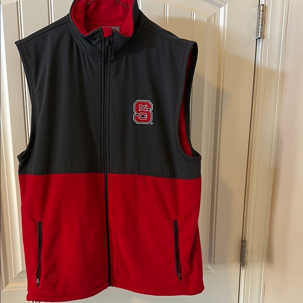 Red and Black NC State Vest
